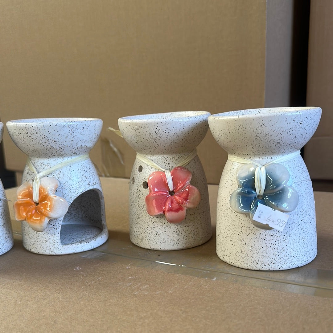 Flower oil burner