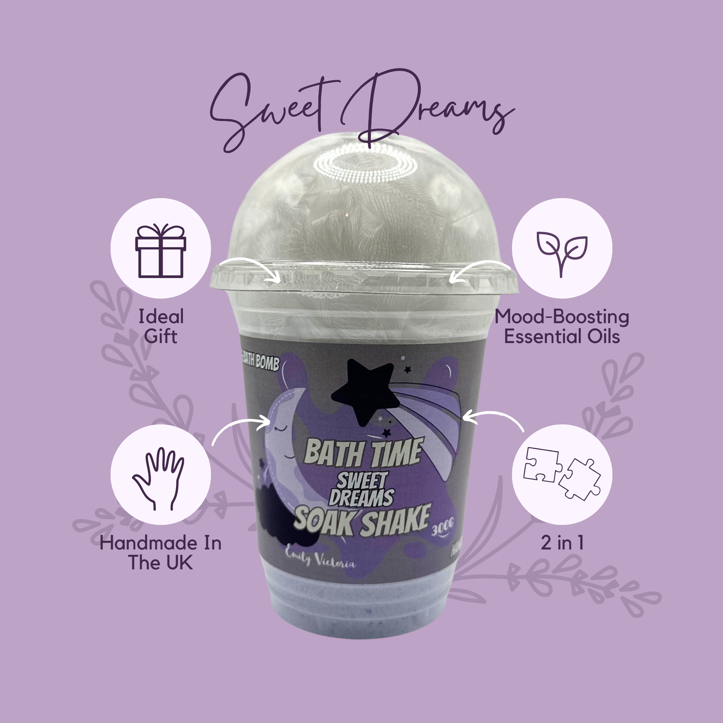 Sweet Dreams Bath Bomb Smoothie Shake