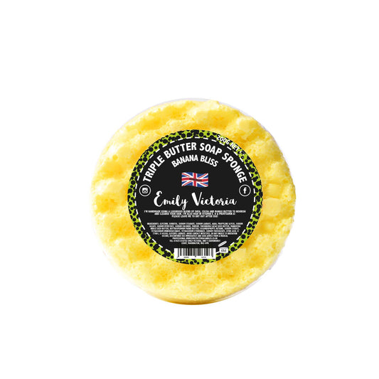 Banana Bliss Triple Butter Soap Sponge