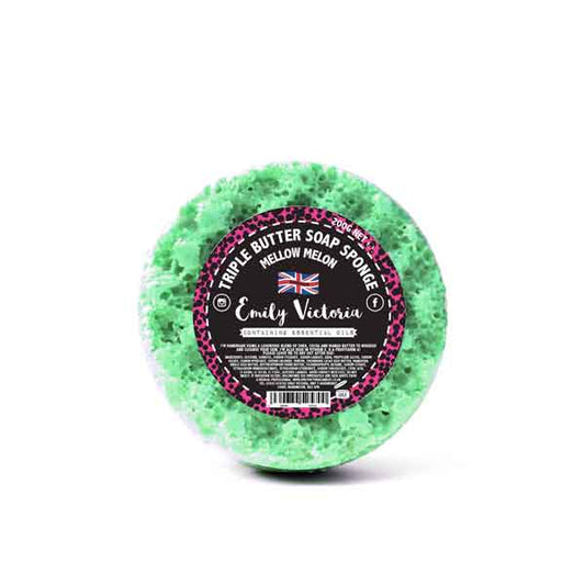 Mellow Melon Essential Oil Triple Butter Soap Sponge