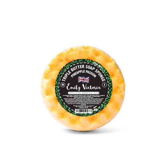 Pineapple Passion Essential Oil Triple Butter Soap Sponge