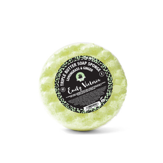 Lemongrass & Ginger Triple Butter Soap Sponge